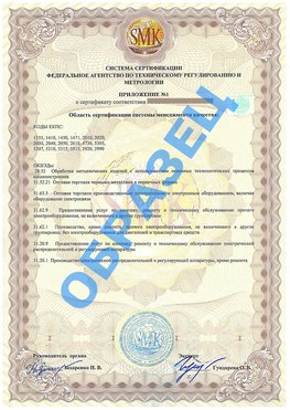 Приложение 1 Котовск Сертификат ГОСТ РВ 0015-002